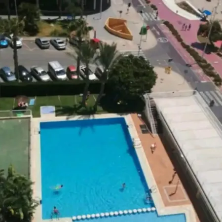 Acapulco Luxe Piso 3 En 1a Linea Playa Poniente Vistas Al Mar Espectaculares Y De Luxe Con Acceso A Piscina Y Garaje Privado * Benidorm